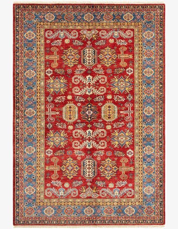 5' 5 x 8' 1 Kazak Wool Rug