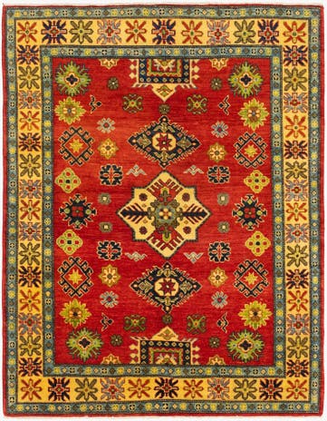 5' x 6' 5 Hand Knotted Kazak Rug
