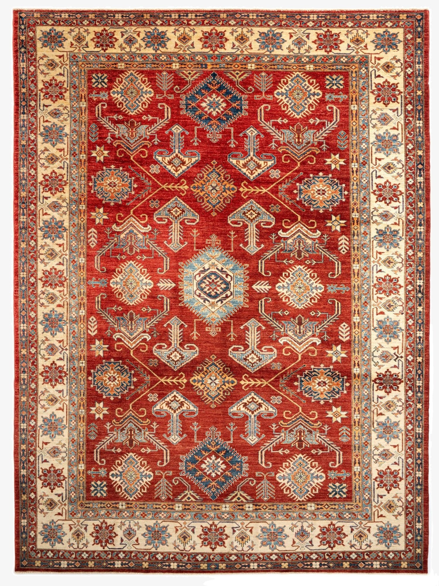 8' 10 x 12' 1 Kazak Wool Rug
