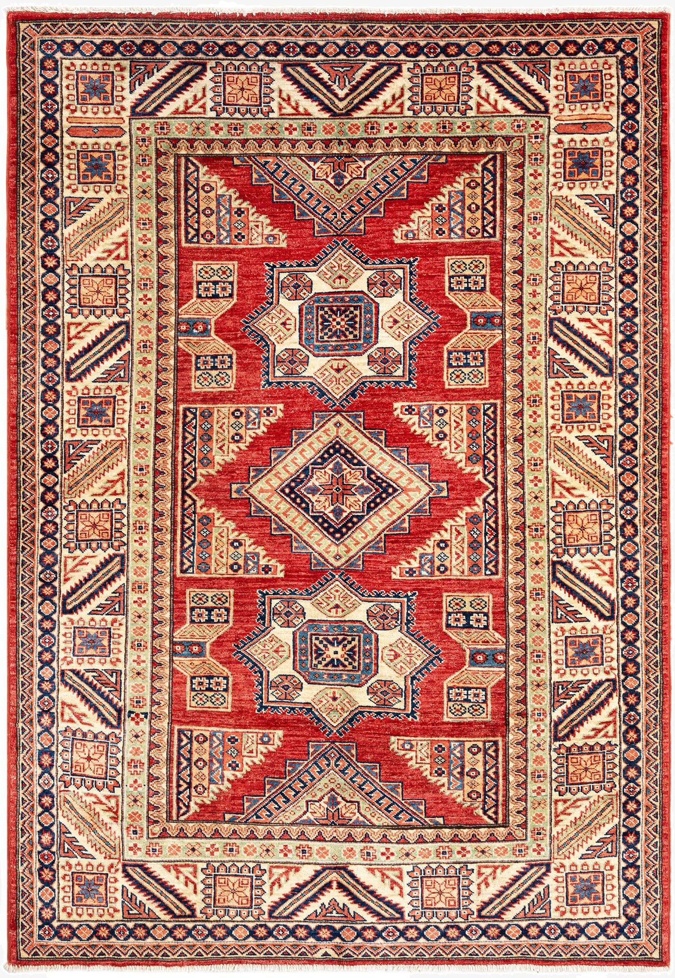 4' 8 x 6' 9 Kazak Wool Rug