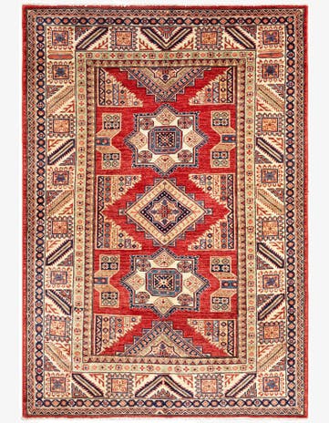 4' 8 x 6' 9 Kazak Wool Rug