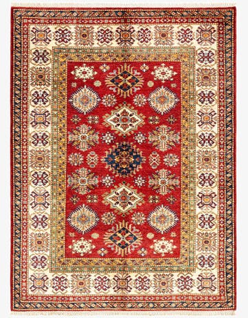 4' 11 x 6' 8 Kazak Wool Rug