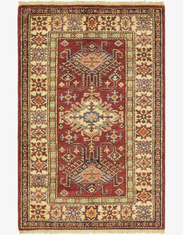 2' 8 x 4' 1 Hand Knotted Kazak Oriental Rug