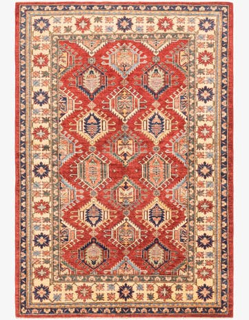 5' 8 x 8' 2 Hand Knotted Kazak Oriental Rug