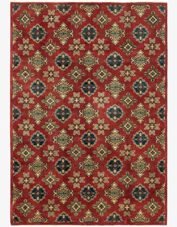 6' 9 x 9' 7 Hand Knotted Kazak Rug