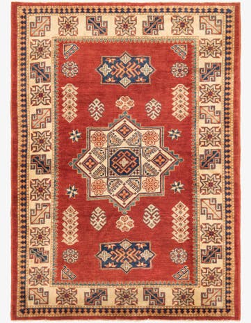 4' 2 x 6' Hand Knotted Kazak Rug