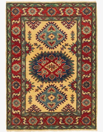 2' 10 x 4' Hand Knotted Kazak Rug