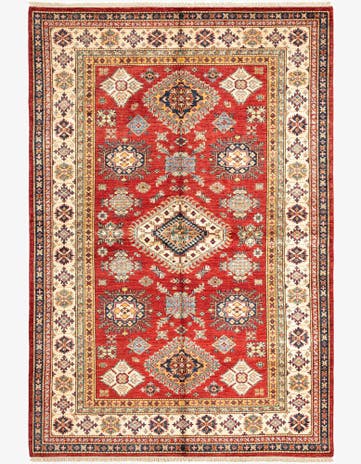 5' 5 x 8' 2 Kazak Wool Rug