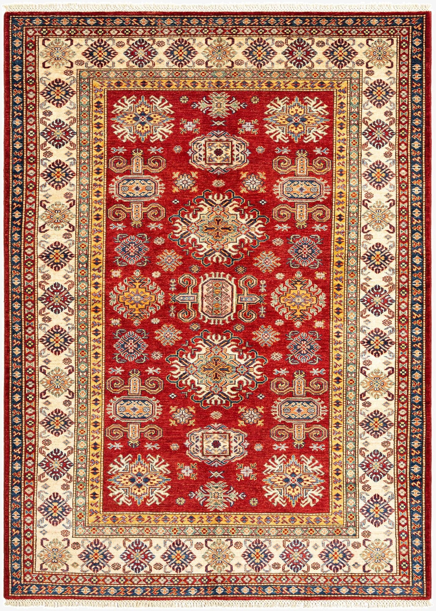 5' 7 x 7' 10 Kazak Wool Rug