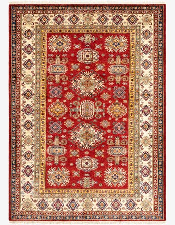 5' 7 x 7' 10 Kazak Wool Rug
