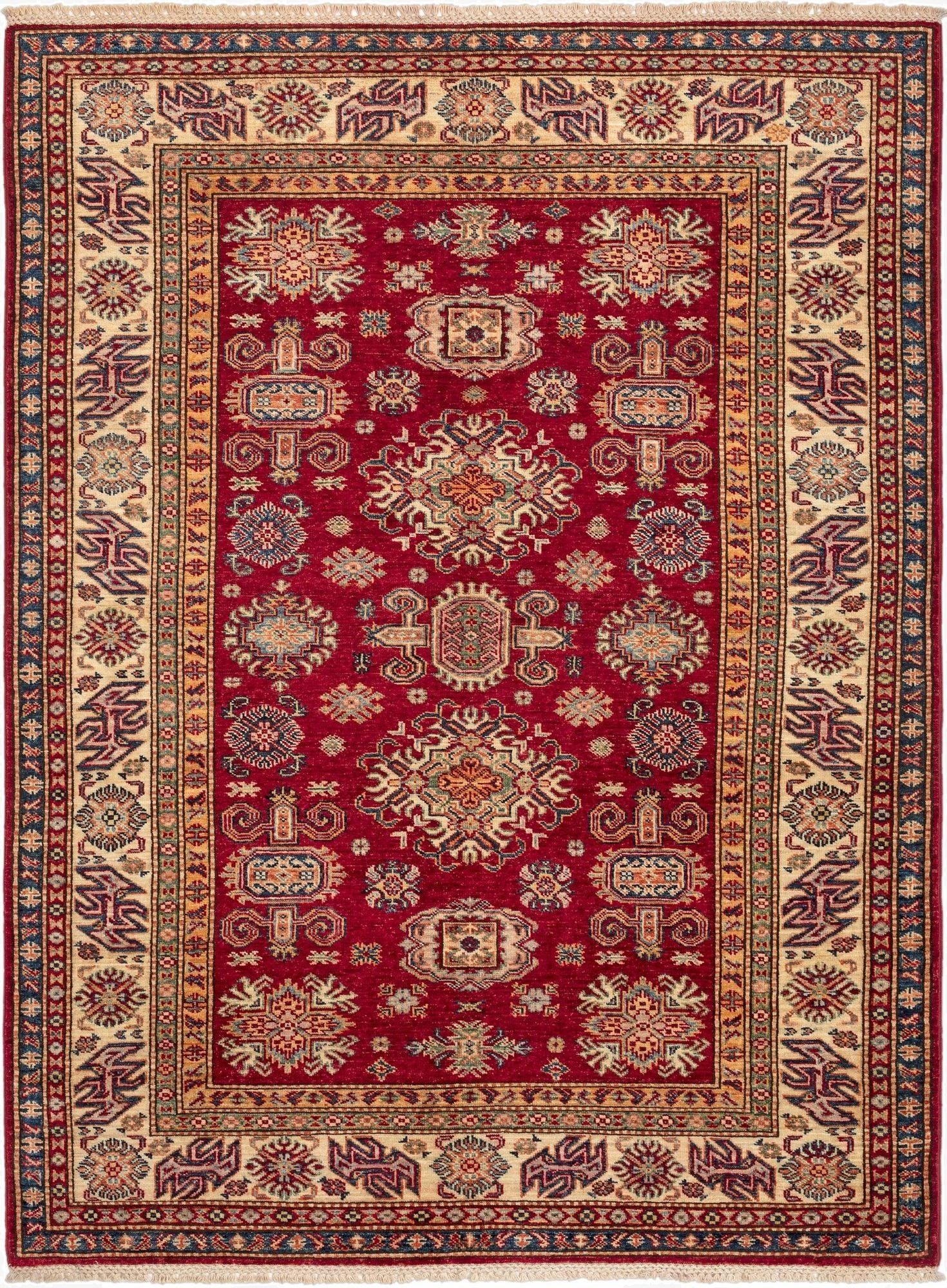 4' 9 x 6' 6 Kazak Wool Rug
