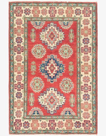 2' 8 x 4' 2 Hand Knotted Kazak Rug