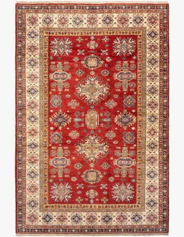 6' 9 x 10' 1 Kazak Wool Rug