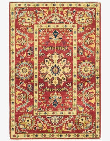 2' 8 x 4' Hand Knotted Kazak Rug