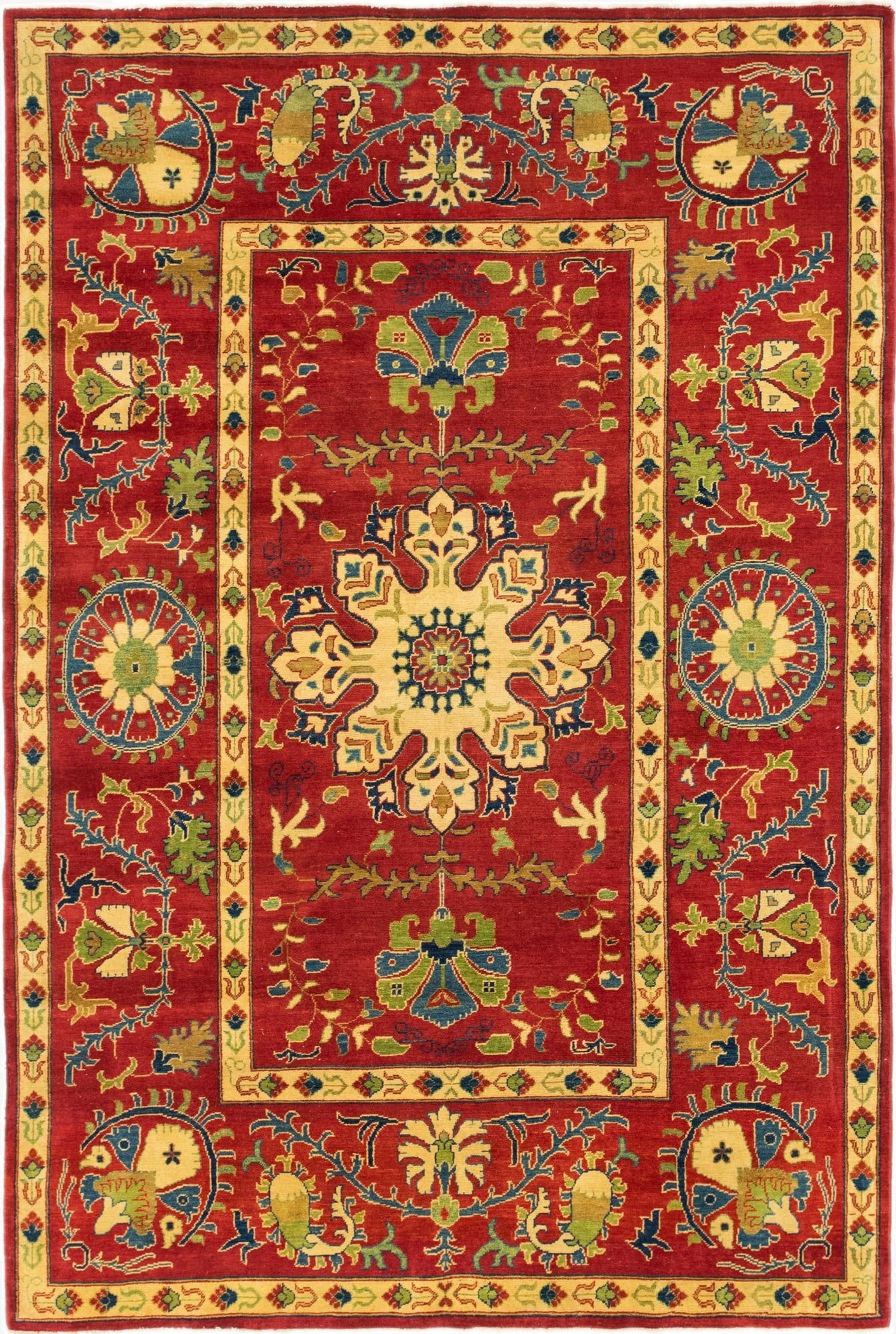 6' 10 x 10'  Hand Knotted Kazak Rug
