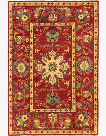 6' 10 x 10' Hand Knotted Kazak Rug