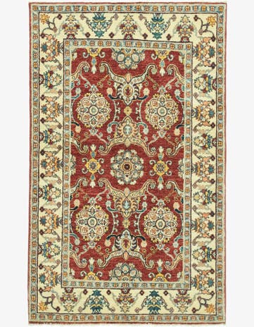 3' 1 x 5' Hand Knotted Kazak Rug