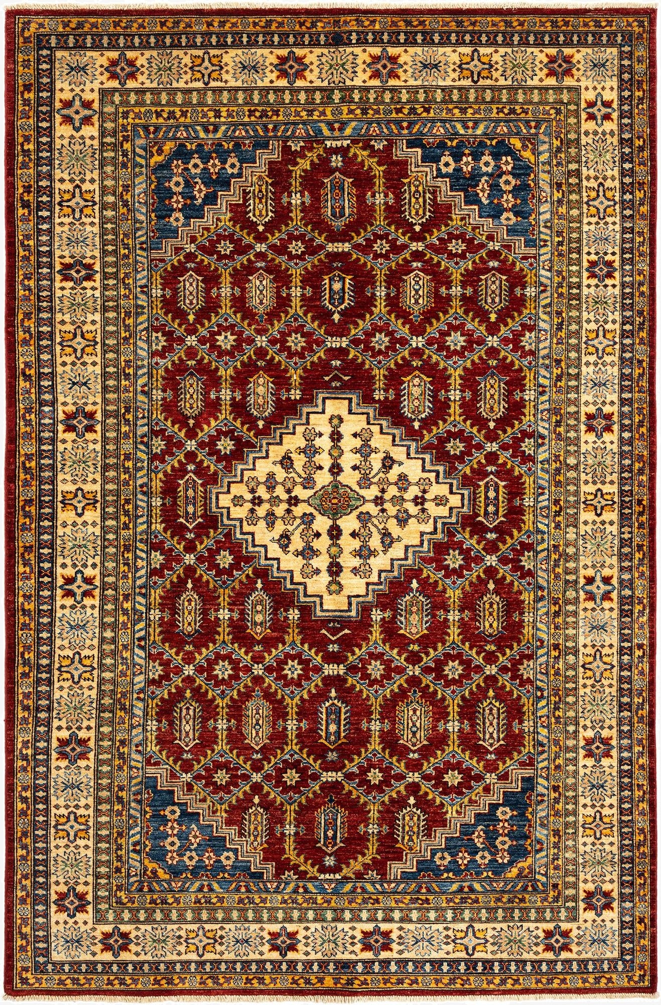 5' 10 x 9' Kazak Wool Rug