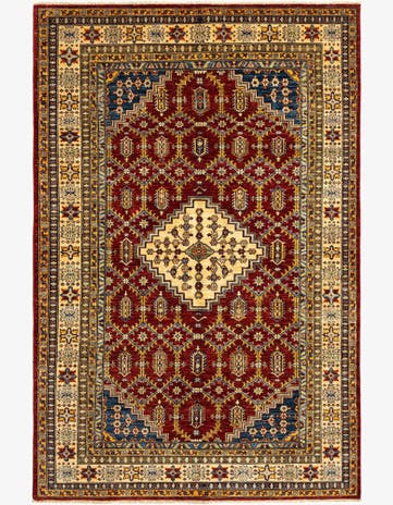 5' 10 x 9' Kazak Wool Rug