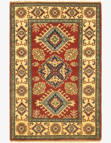 2' 8 x 4' 2 Hand Knotted Kazak Rug