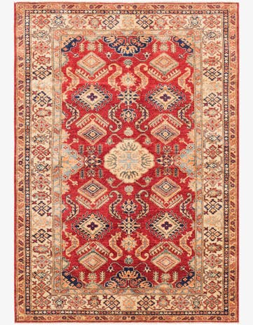 5' 7 x 7' 9 Hand Knotted Kazak Oriental Rug