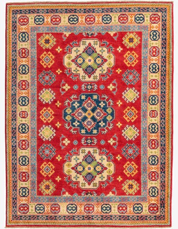 5' 2 x 7' Hand Knotted Kazak Rug