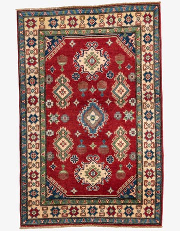 3' 3 x 5' 1 Hand Knotted Kazak Rug
