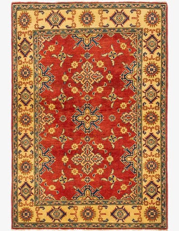 3' 5 x 5' 1 Hand Knotted Kazak Rug
