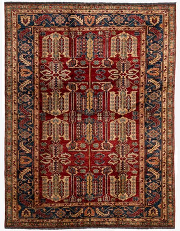5' 11 x 7' 10 Hand Knotted Kazak Wool Rug