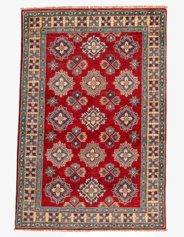 3' 5 x 5' 1 Hand Knotted Kazak Rug