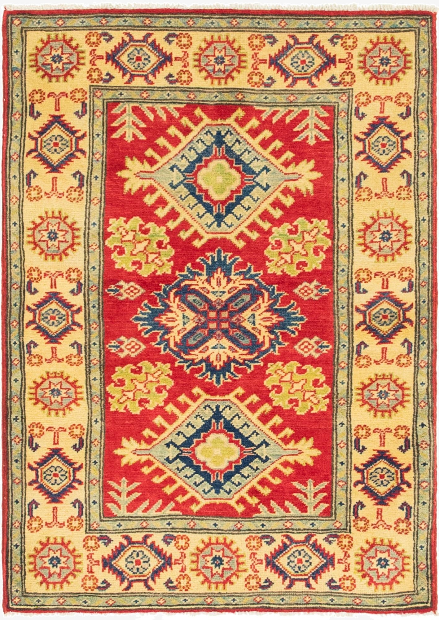 2' 8 x 3' 11  Hand Knotted Kazak Rug