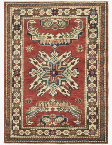 2' 9 x 3' 9 Hand Knotted Kazak Rug