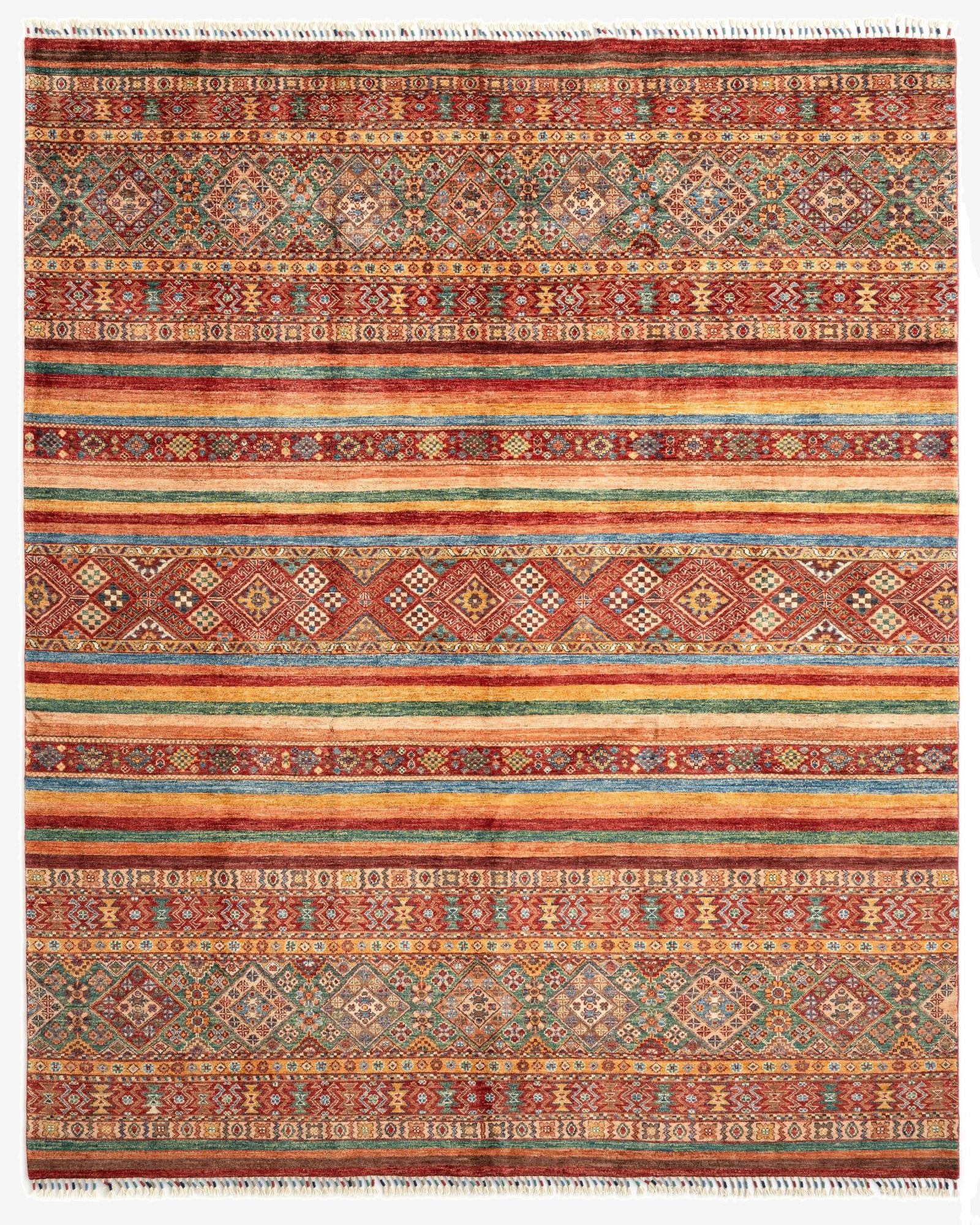 8' x 9' 9 Kazak Wool Rug