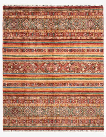 8' x 9' 9 Kazak Wool Rug