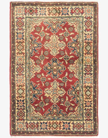 2' 7 x 4' 1 Hand Knotted Kazak Rug