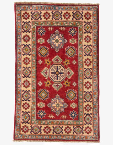 2' 7 x 4' 2 Hand Knotted Kazak Rug