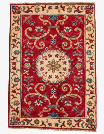 2' 10 x 4' 2 Hand Knotted Kazak Rug