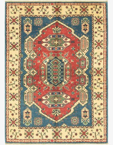 3' 10 x 5' 7 Hand Knotted Kazak Rug
