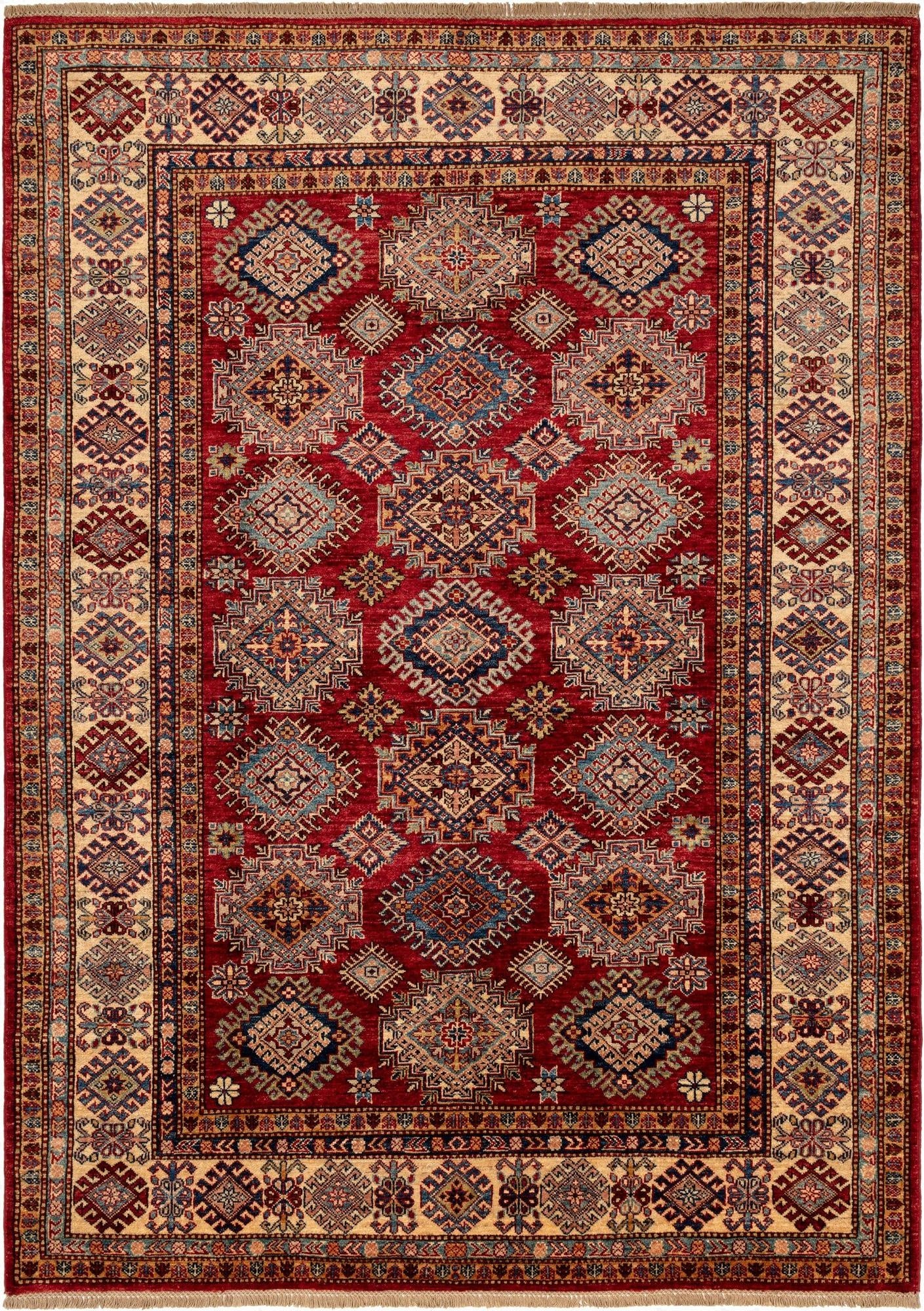 5' 9 x 8' 2 Kazak Wool Rug