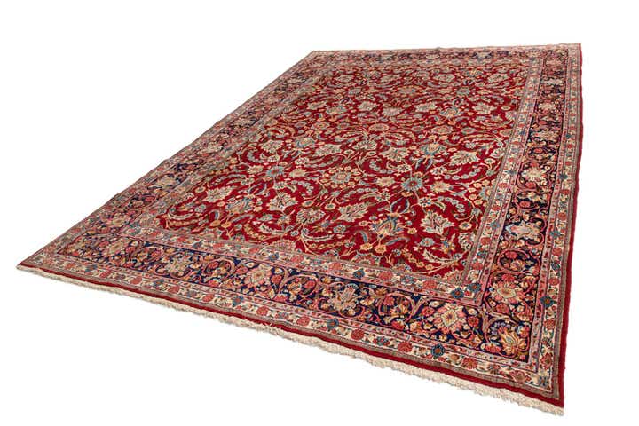 9' 10 x 13' 7 Kerman Wool Rug