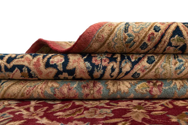 Detail image of 9' 8 x 13' 9 Kerman Wool Rug