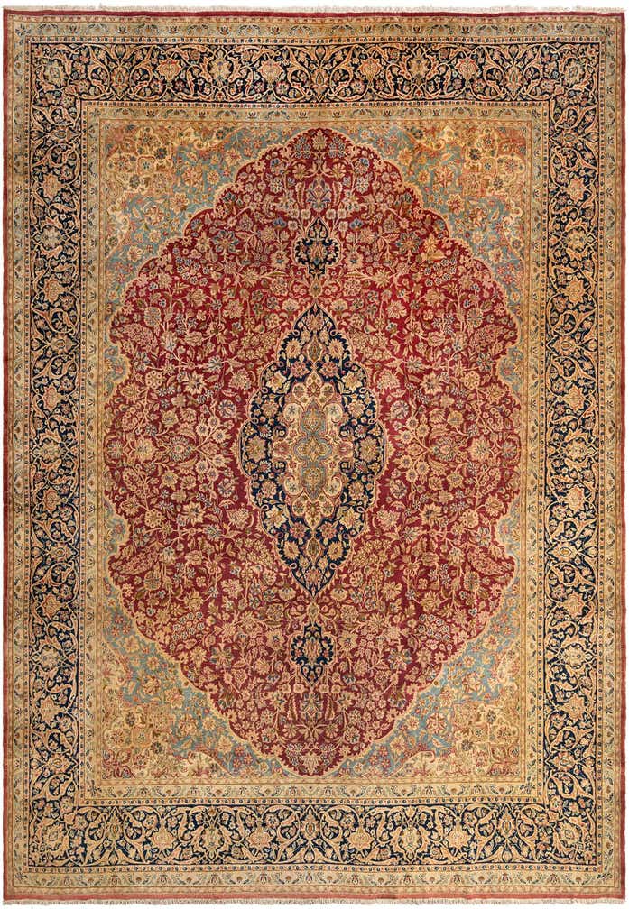 9' 8 x 13' 9 Kerman Wool Rug