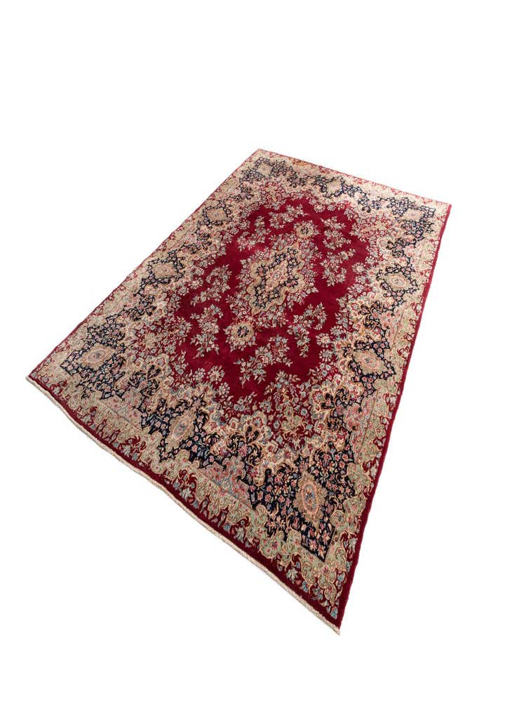8' 4 x 11' 6 Kerman Wool Rug