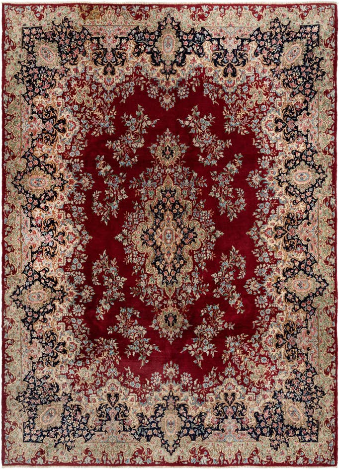 Detail image of 8' 4 x 11' 6 Kerman Wool Rug