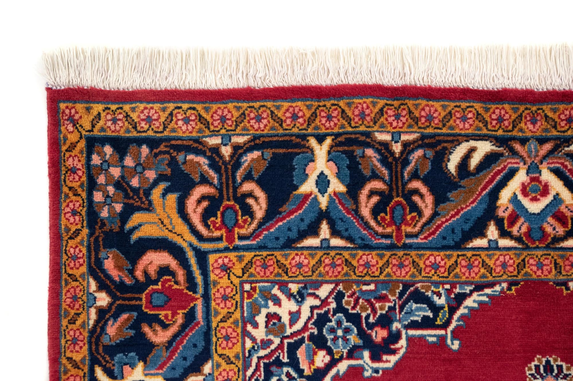 3' 6 x 5' 3 Hand Knotted Kerman Persian Wool Rug