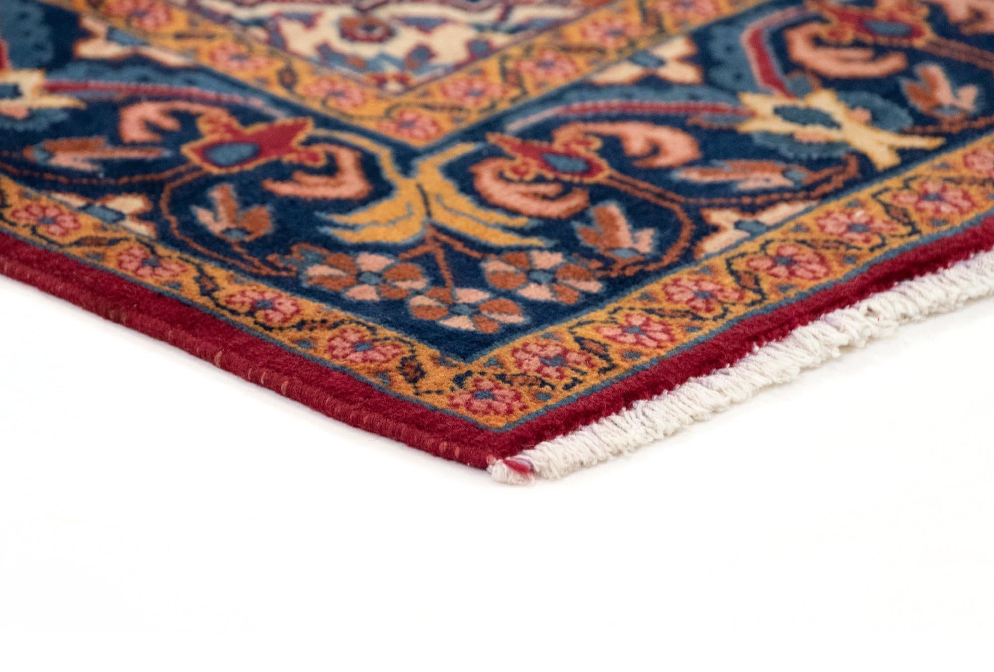3' 7 x 5' 2 Hand Knotted Kerman Persian Wool Rug