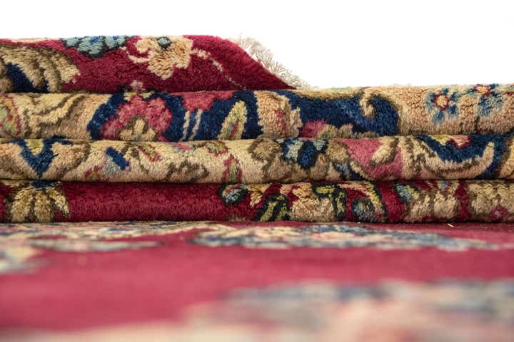 8' 10 x 11' 9 Hand Knotted Kerman Persian Wool Rug