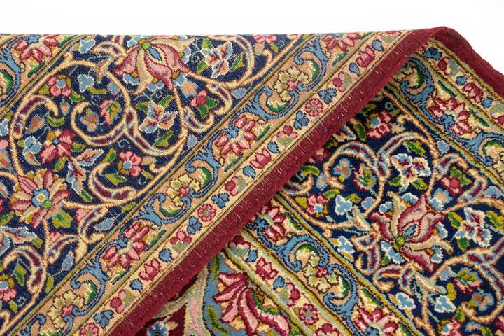 9' 11 x 12' 9 Hand Knotted Kerman Persian Wool Rug