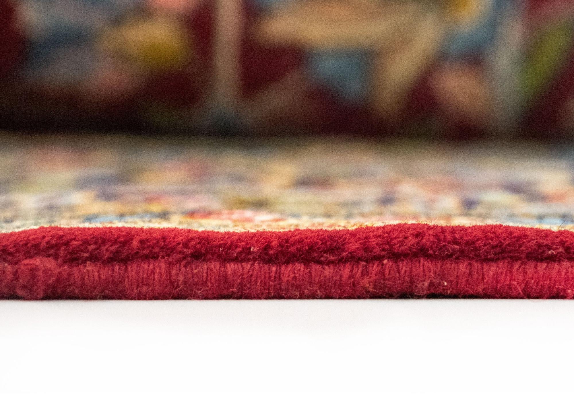 9' 11 x 12' 9 Hand Knotted Kerman Persian Wool Rug