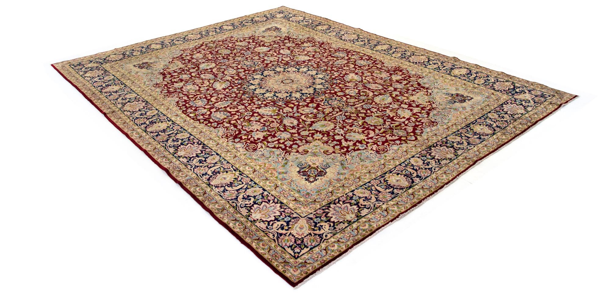 10' 1 x 13' 1 Hand Knotted Kerman Persian Rug